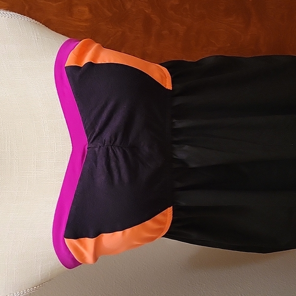 Hurley Color Block Strapless Dress with Sweetheart neckline in size M - Picture 2 of 10